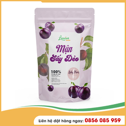 Mận Sấy Dẻo<br>Khối Lượng Tịnh: 100gr